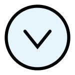 Circle Arrow Down SVG Icon